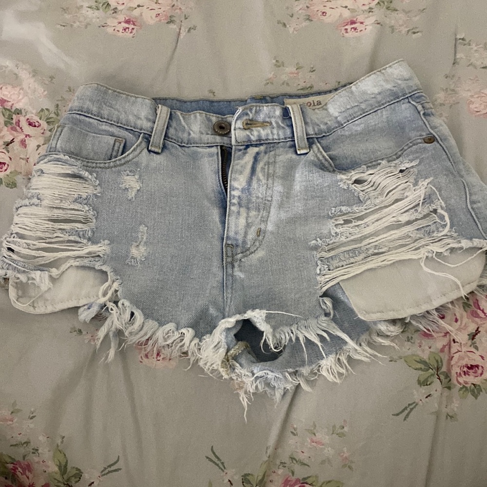 pistola jean shorts